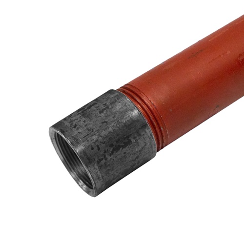   DN15 (1/2" NB) HEAVY WT EN10255 SCREWED & SOCKETED RED OXIDE PIPE 