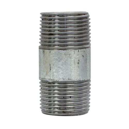   DN32 (1.1/4" NB) BSP GALVANISED HEAVY W/S BARREL NIPPLE (120mm LONG)