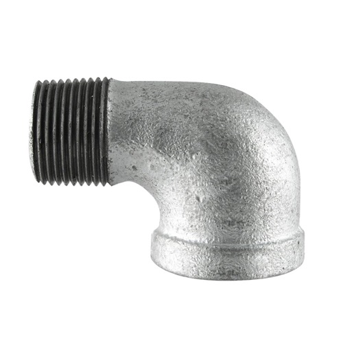    DN6 (1/8" NB) BSP GALVANISED MALLEABLE IRON MXF STREET ELBOW 90°