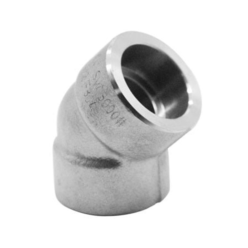   DN32 (1.1/4" NB) SOCKET WELD 3000# ELBOW 45° SS 316