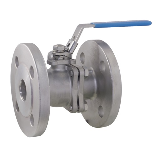   DN50 (2" NB) ASA150 FLANGED 2PC ISO TOP LEVER OP. BALL VALVE LEVER OP SS 316