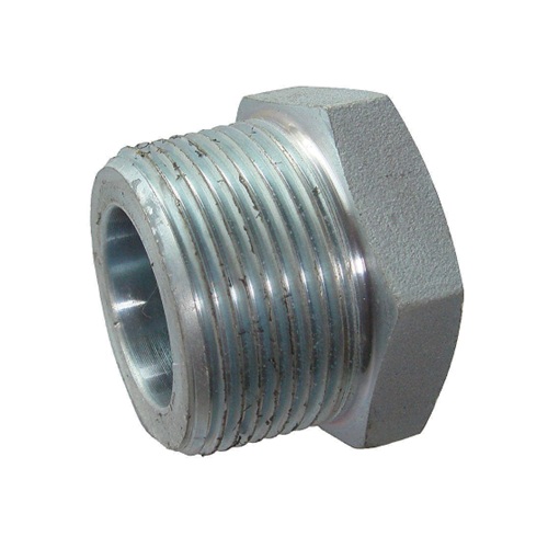   DN15 X 10 (1/2" X 3/8" NB) NPT 3000# FS GALVANISED HEX REDUCING BUSH A105N