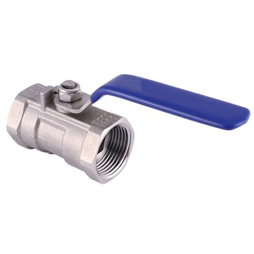    DN8 (1/4" NB) BSPP (FXF) 1PC RB BALL VALVE LEVER OP. SS 316