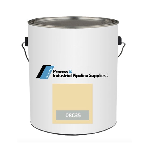  YELLOW (08C35) SEMI-GLOSS GAS ID PAINT FOR METAL (5 LITRE)