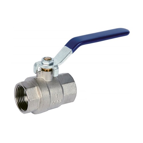   DN80 (3" NB) BSP 2PC (FXF) BRASS BALL VALVE BLUE LEVER