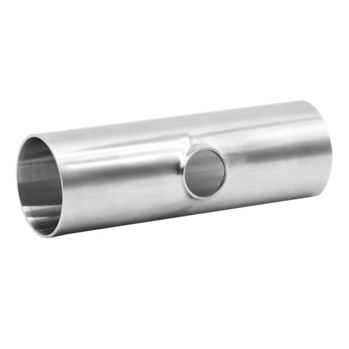 1.50" X 1.00" OD HYGIENIC PULLED REDUCING TEE POLISHED 1.5mm THK SS 316