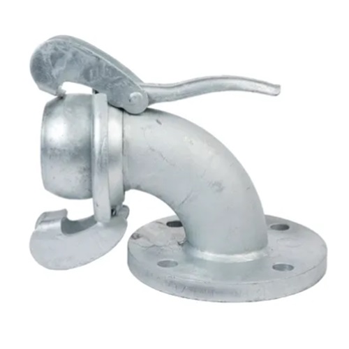  DN100 (4" NB) MALE ELBOW 90° X DN100 (4" NB) PN16 FLANGE GALV. LEVERLOCK (WITH LEVER)