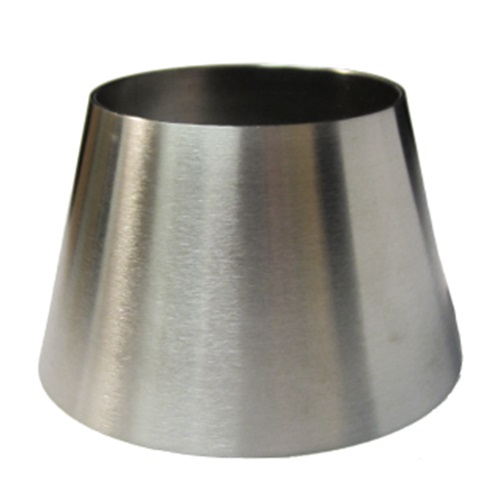 0.75" X 0.50" OD HYGIENIC CONCENTRIC REDUCER POLISHED 1.5mm THK SS 316